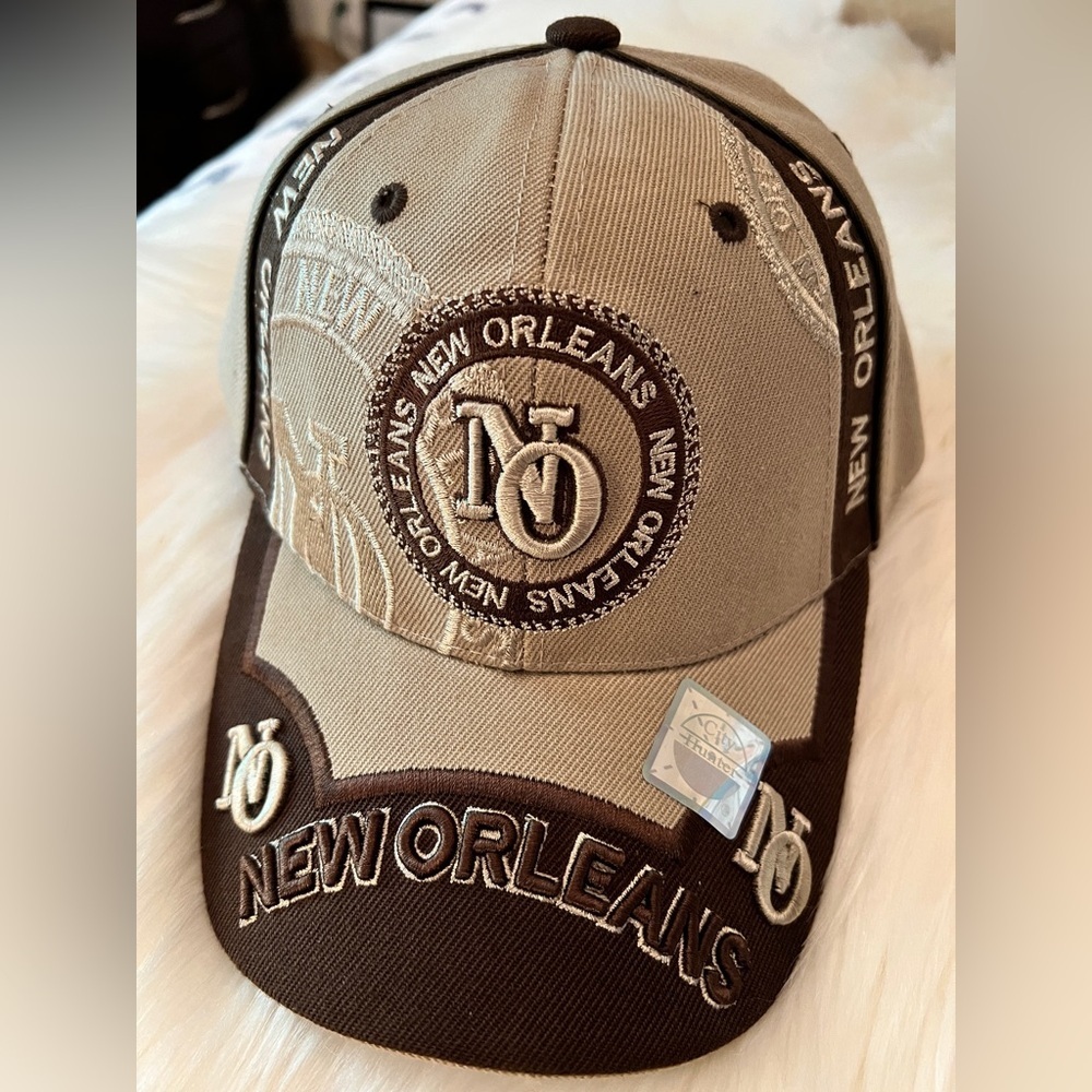 City Hunter Authentic Headwear New Orleans Cap, Beautiful Embroidered Details - Picture 2 of 10